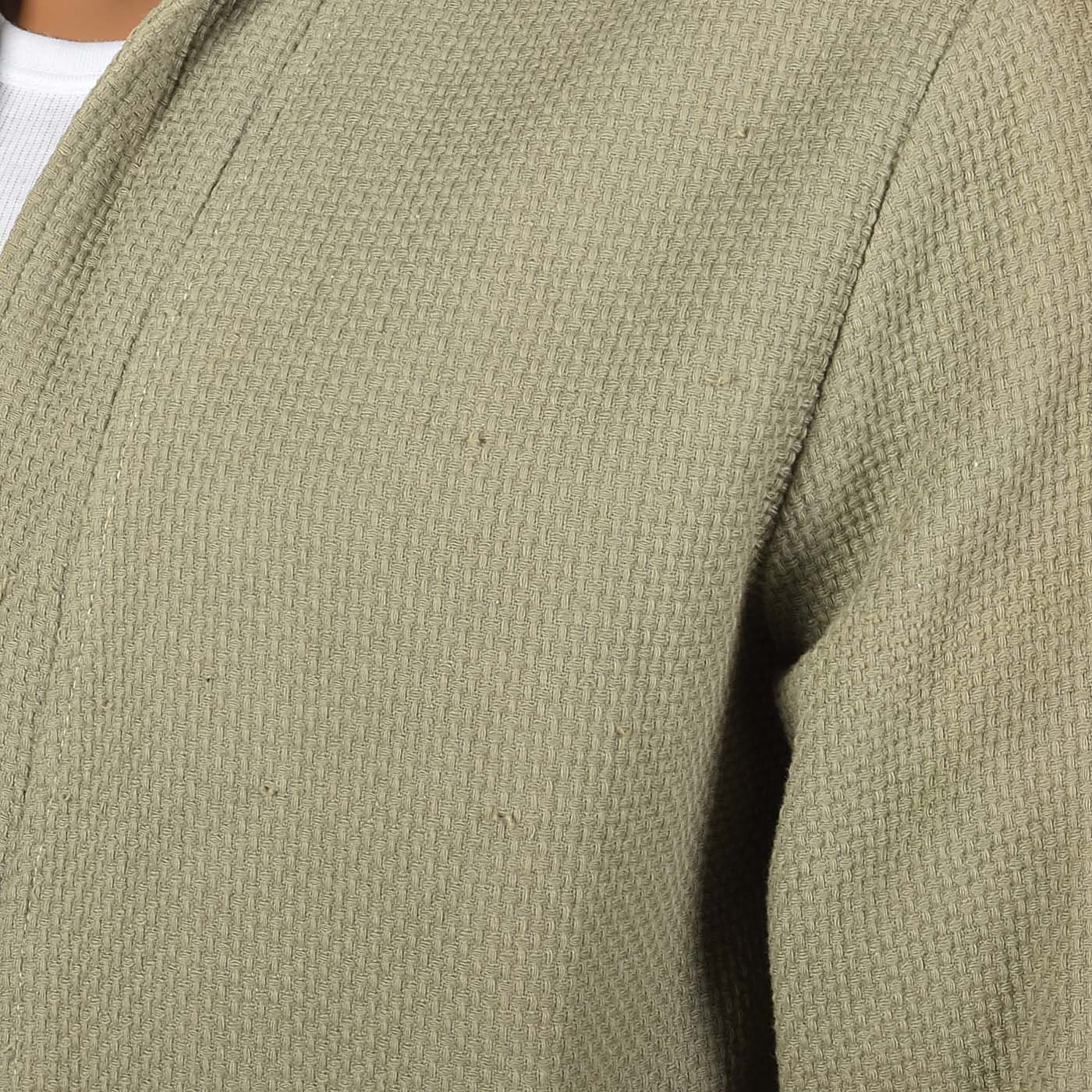 Large 1950s Men's Cardigan Jacket Olive