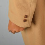 1970s Mens Dhalishan Cashmere Tan Coat