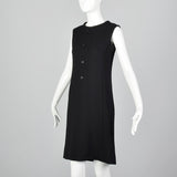 1960s Black Dress and Jacket Set