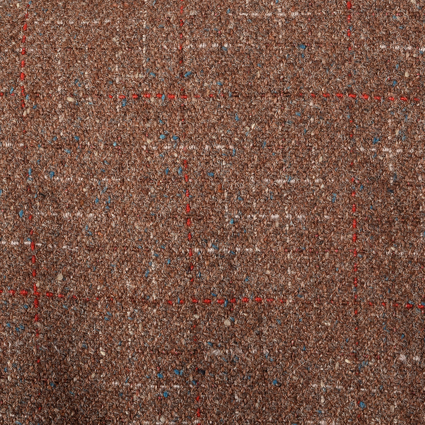 1950s Men's Brown Atomic Fleck Wool Overcoat