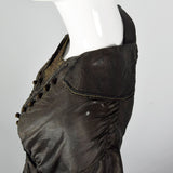 1910s Black Silk Edwardian Dress