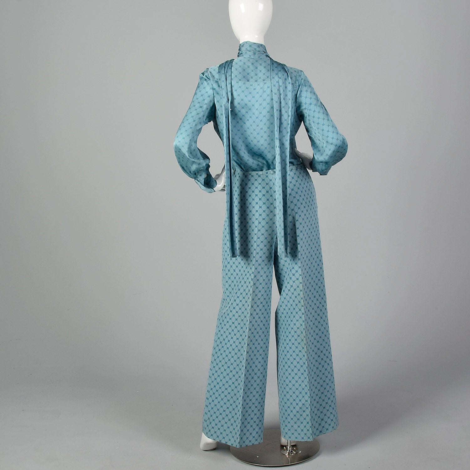 F/W 1973 Christian Dior Haute Couture Three Piece Silk Suit