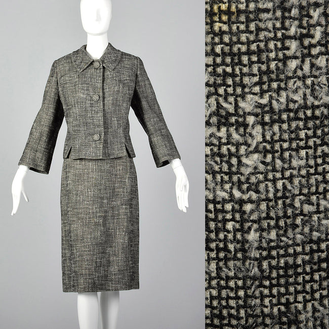 1960s Tweed Skirt Suit