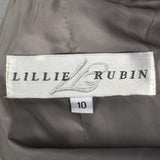 1980s Lillie Rubin Two Piece Cocktail Ensemble