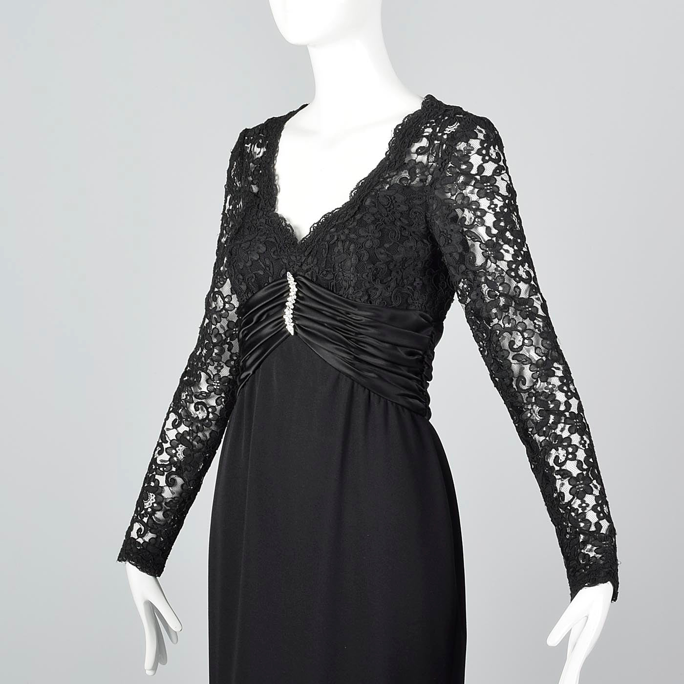 Pierre Balmain Little Black Dress with Lace Bodice Pierre Balmain Little Black Dress with Lace Bodice