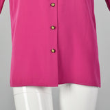 Small 1980s Magenta Jaeger Blouse