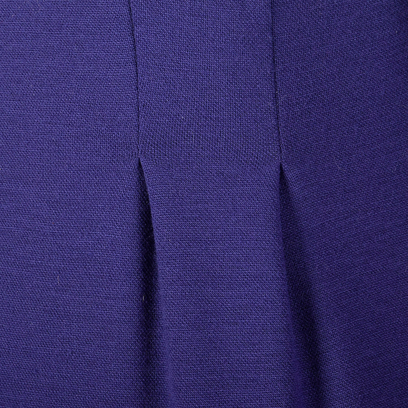 1980s Geoffrey Beene Purple Knit Dress