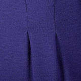 1980s Geoffrey Beene Purple Knit Dress