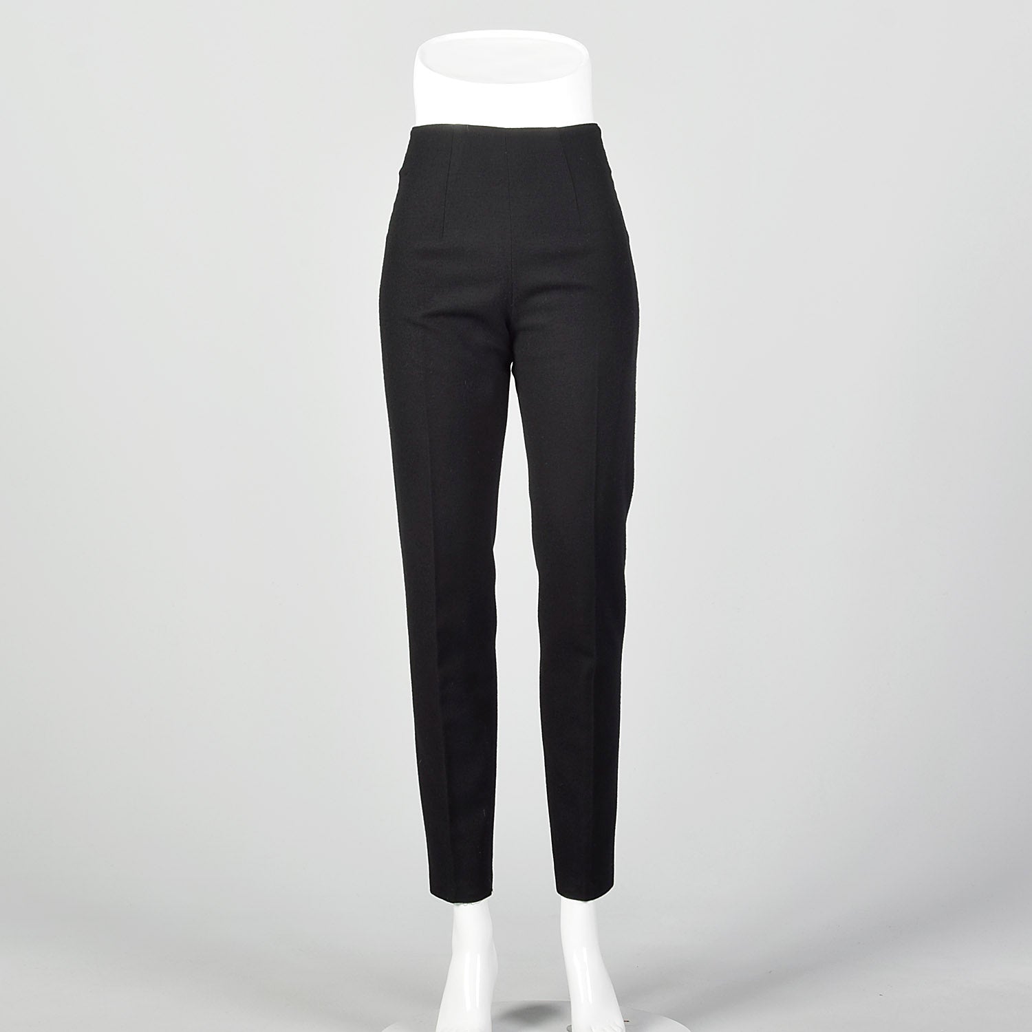 XXS 1960s Black Cigarette Pants