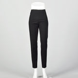 XXS 1960s Black Cigarette Pants