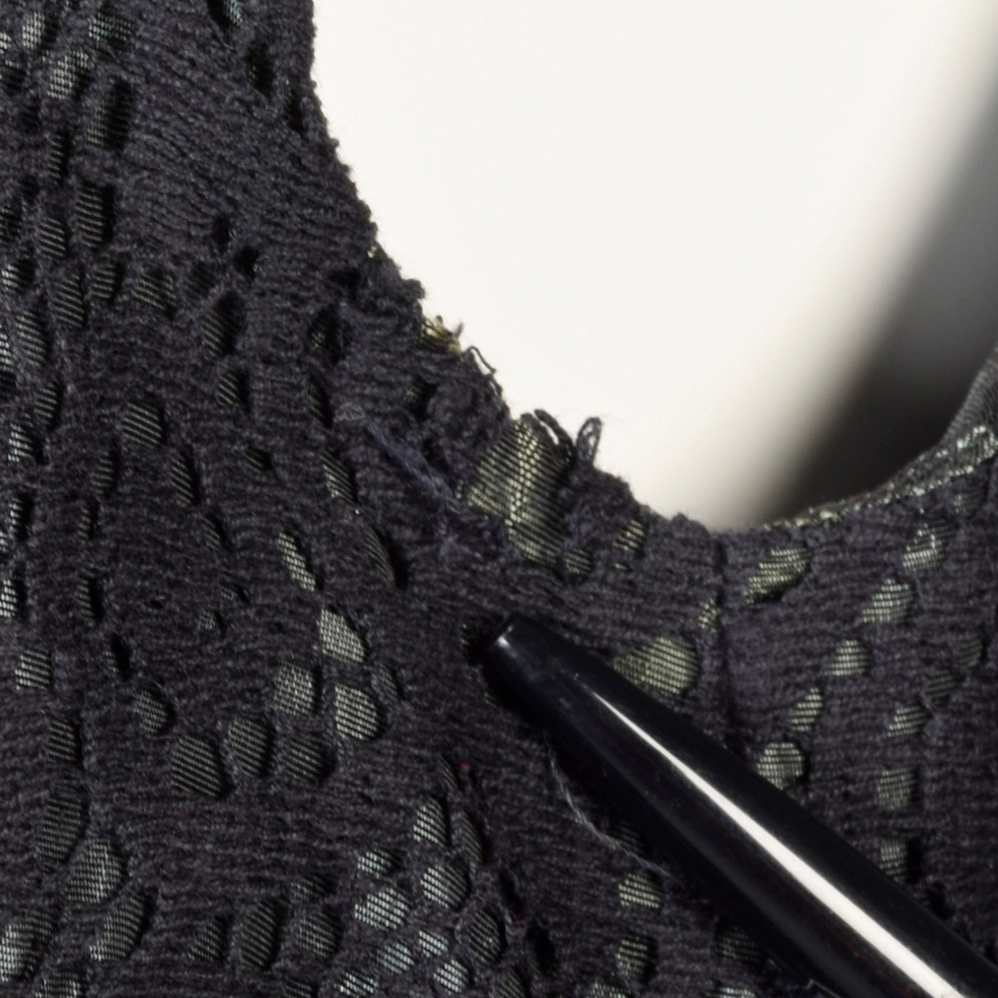 1950s Black Dress Set with Lace Overlay