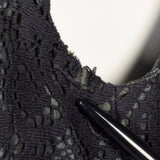 1950s Black Dress Set with Lace Overlay