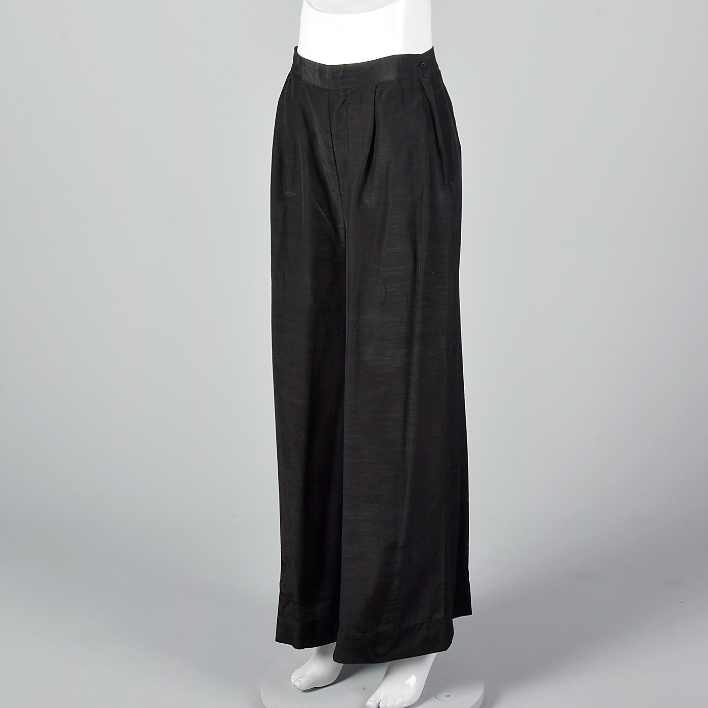 1930s Black Wide Leg Pants