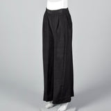 1930s Black Wide Leg Pants