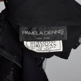 XS Pamela Dennis Matching Black Lace Skirt and Top Dress Set