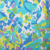 1960s Floral Day Dress with Dropped Waist