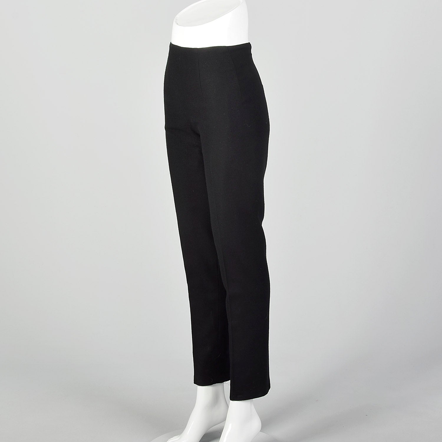 XXS 1960s Black Cigarette Pants