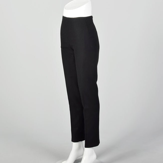 XXS 1960s Black Cigarette Pants
