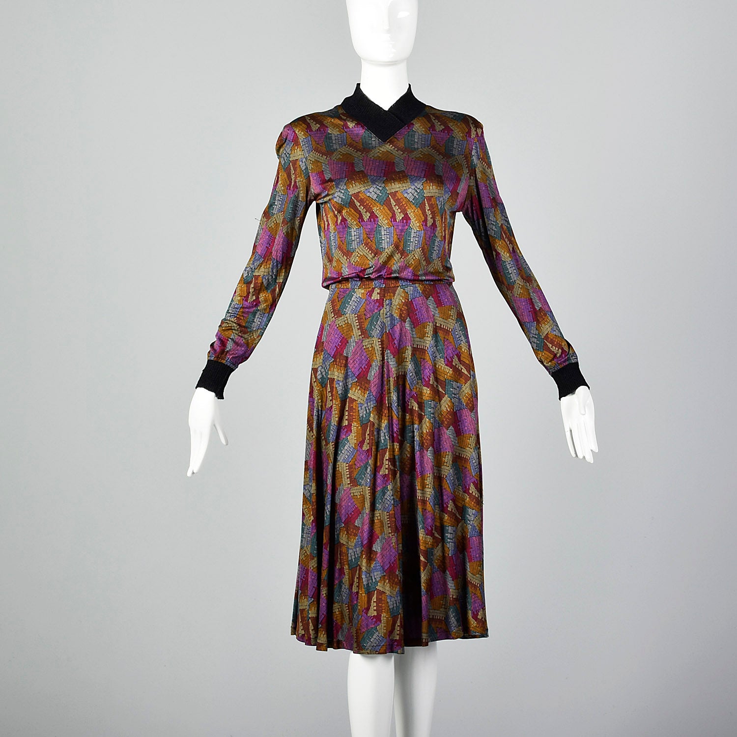 XS - S Missoni 1970s Silk Dress