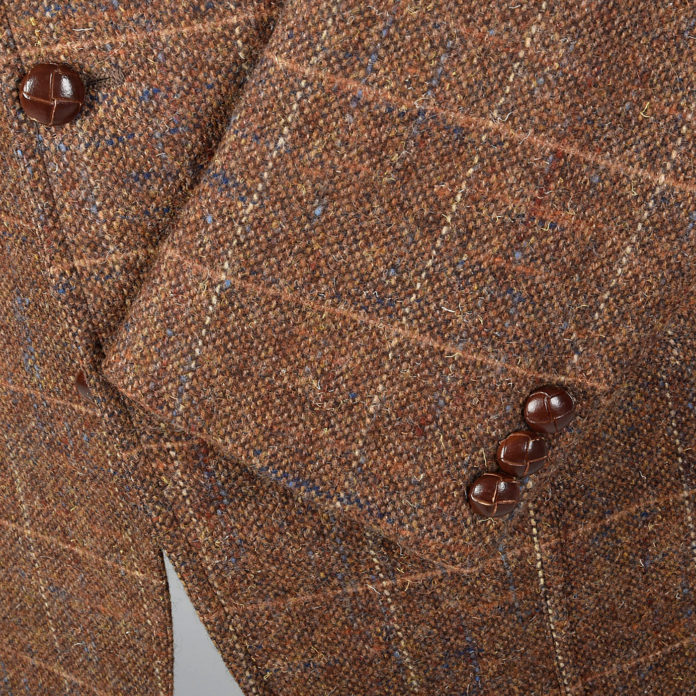 1970s Mens Saks Fifth Avenue Wool Tweed Shooting Jacket