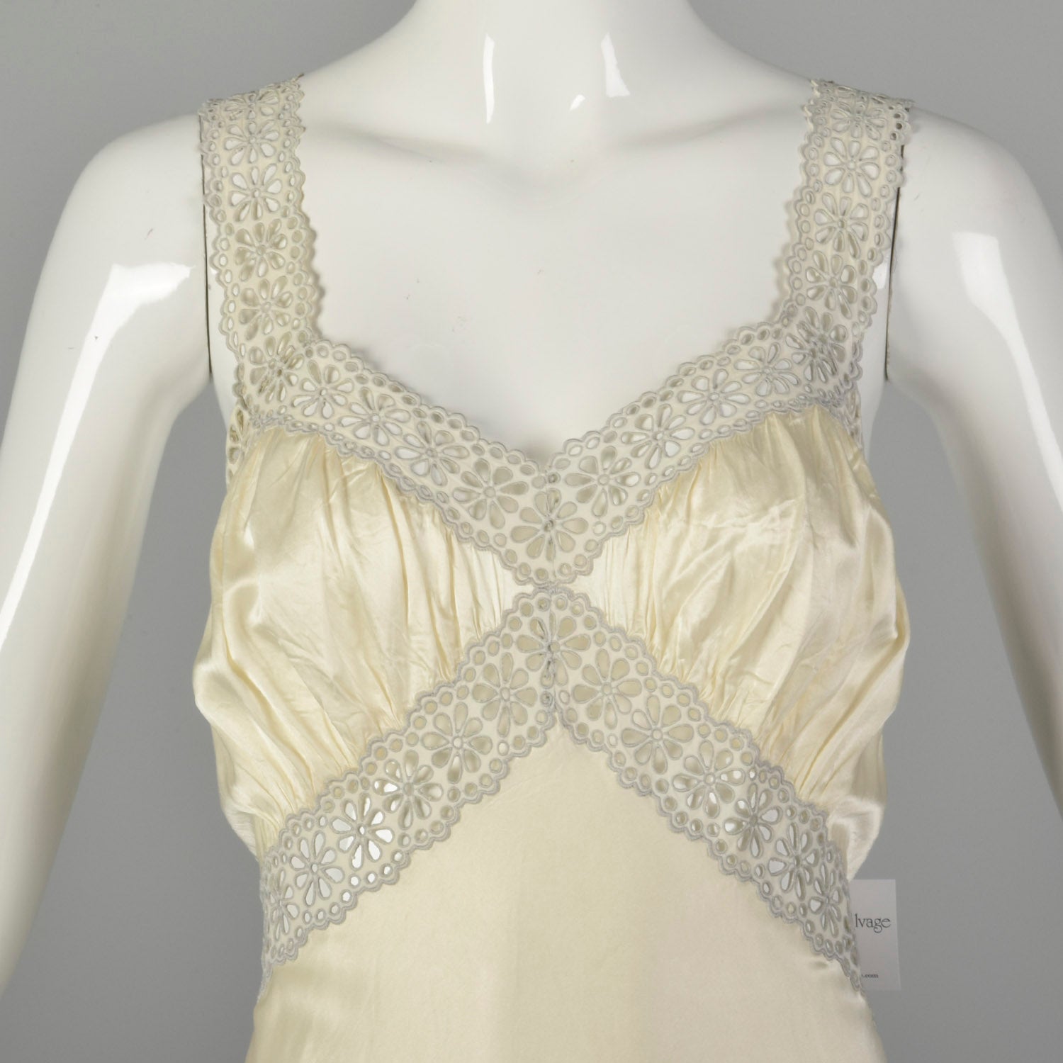 XS 1930s Bridal Nightgown Wedding Night Lingerie