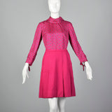 1960s Matthews Hot Pink Skirt Suit