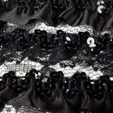 1970s Saks Fifth Avenue Black Lace Jacket