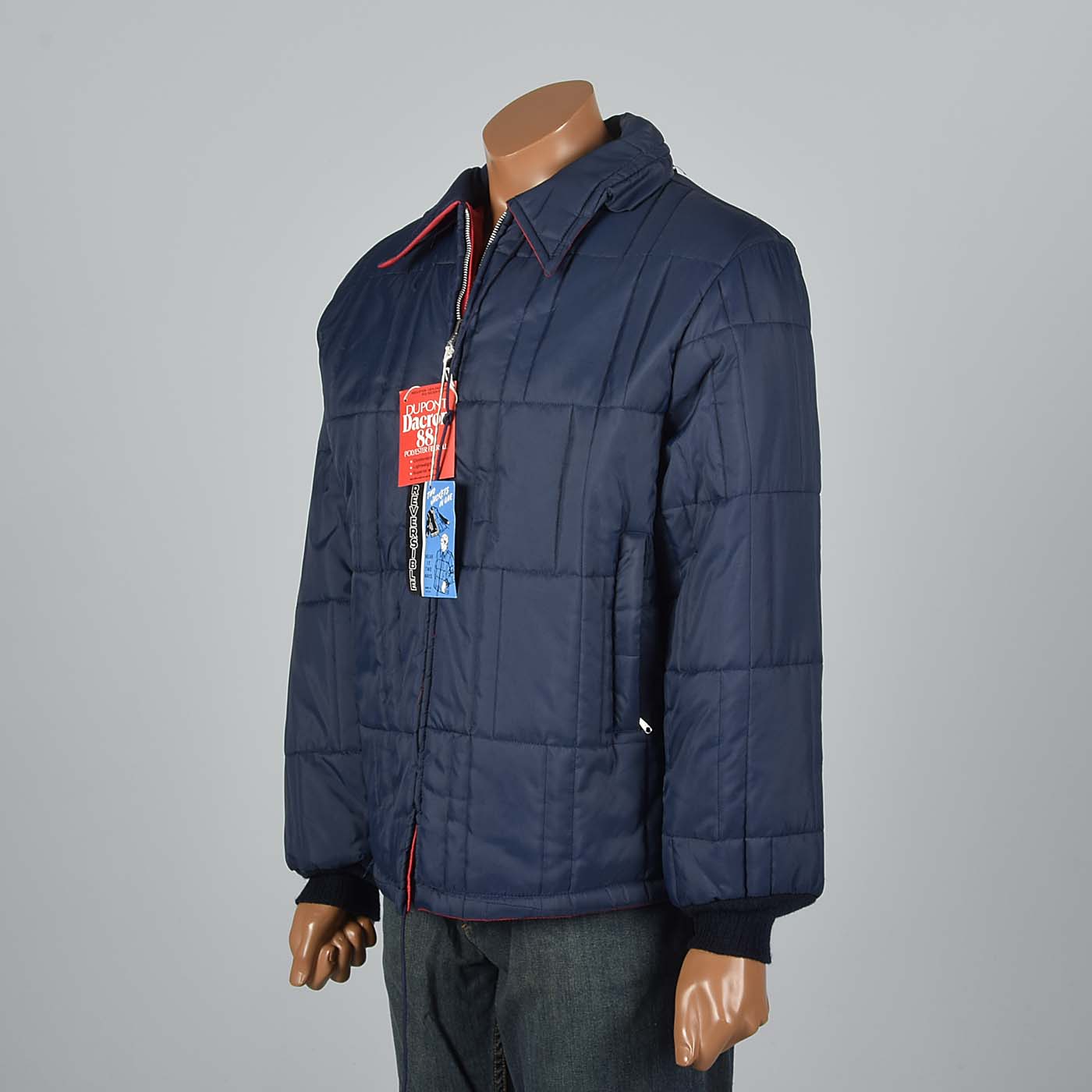 XL 1970s Deadstock Reversible Nylon Ski Jacket