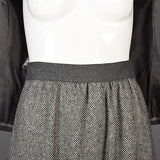 1990s  Louis Feraud Gray Tweed Skirt Suit