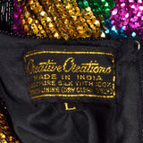 1990s Sequin Two Piece Skirt Set