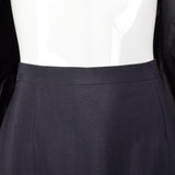2000s Classic Jil Sander Black Skirt Suit