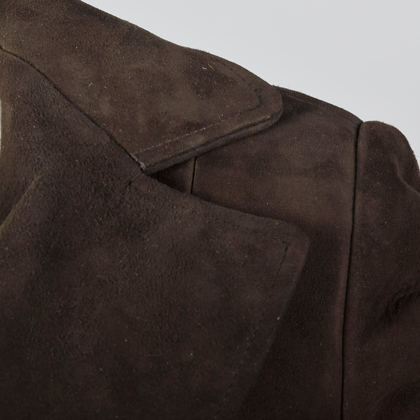 1970s Brown Suede Leather Suit