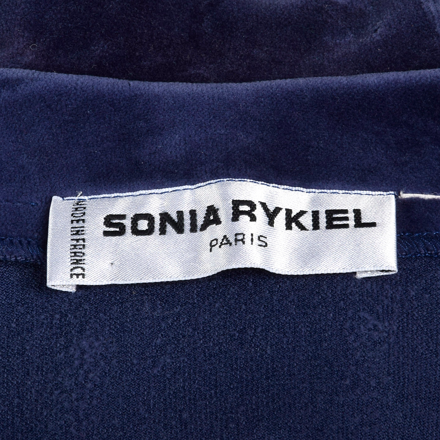 1980s Sonia Rykiel Velour Knit Set in Blue