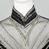 Small Bob Mackie Black Beaded Long Gown