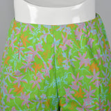 1960s Lilly Pulitzer Signature Print Cigarette Pants