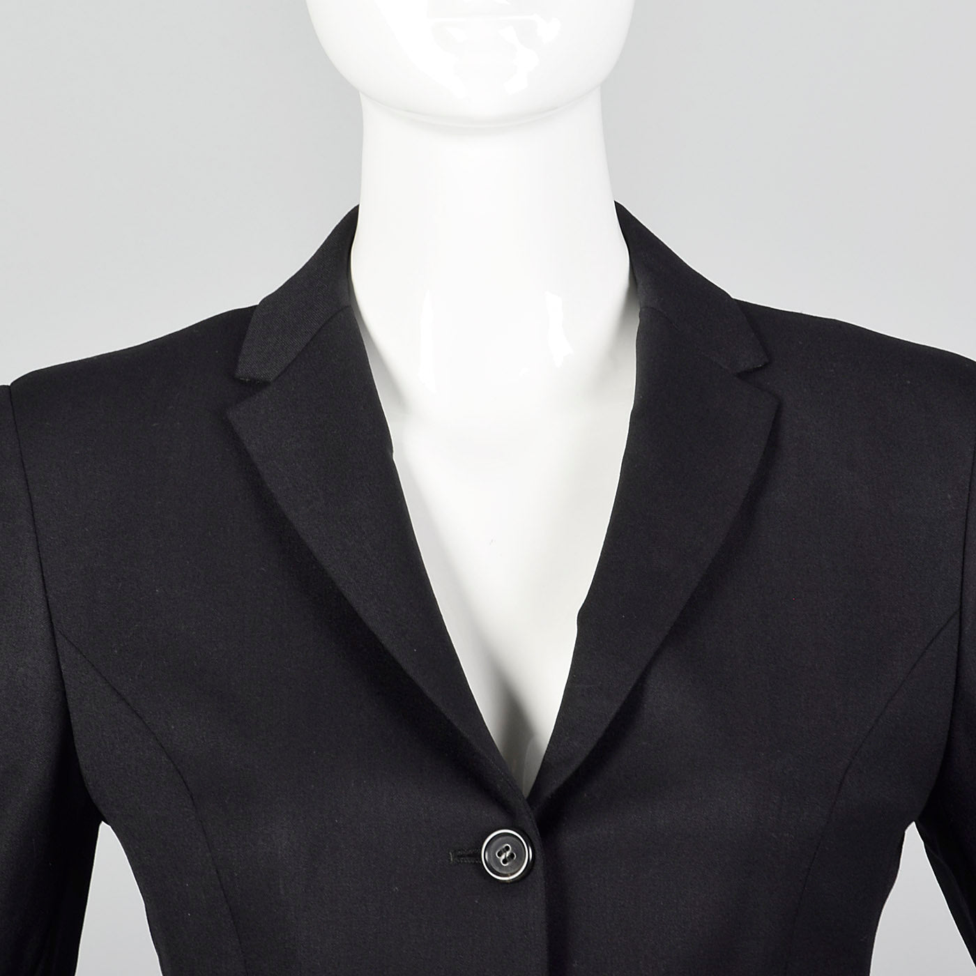 2000s Piazza Sempione Classic Black Blazer