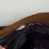 Medium 1960s Mens Pendleton Winter Coat Rust Brown Wool Jacket