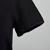 XL 1960s Black Shift Dress