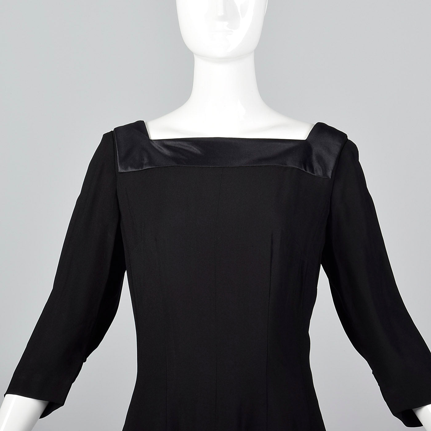 1960s Howard Greer Little Black Dress with Peekaboo Lace Hem, from 28 Shop