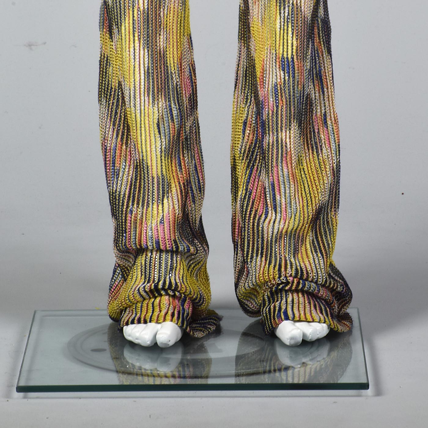 1970s Missoni Extra Long Sheer Knit Pants