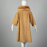 Lilli Ann 1960s Wool Coat with Mink Collar