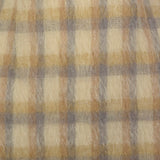 1960s Small Plaid Mohair Cheongsam Dress