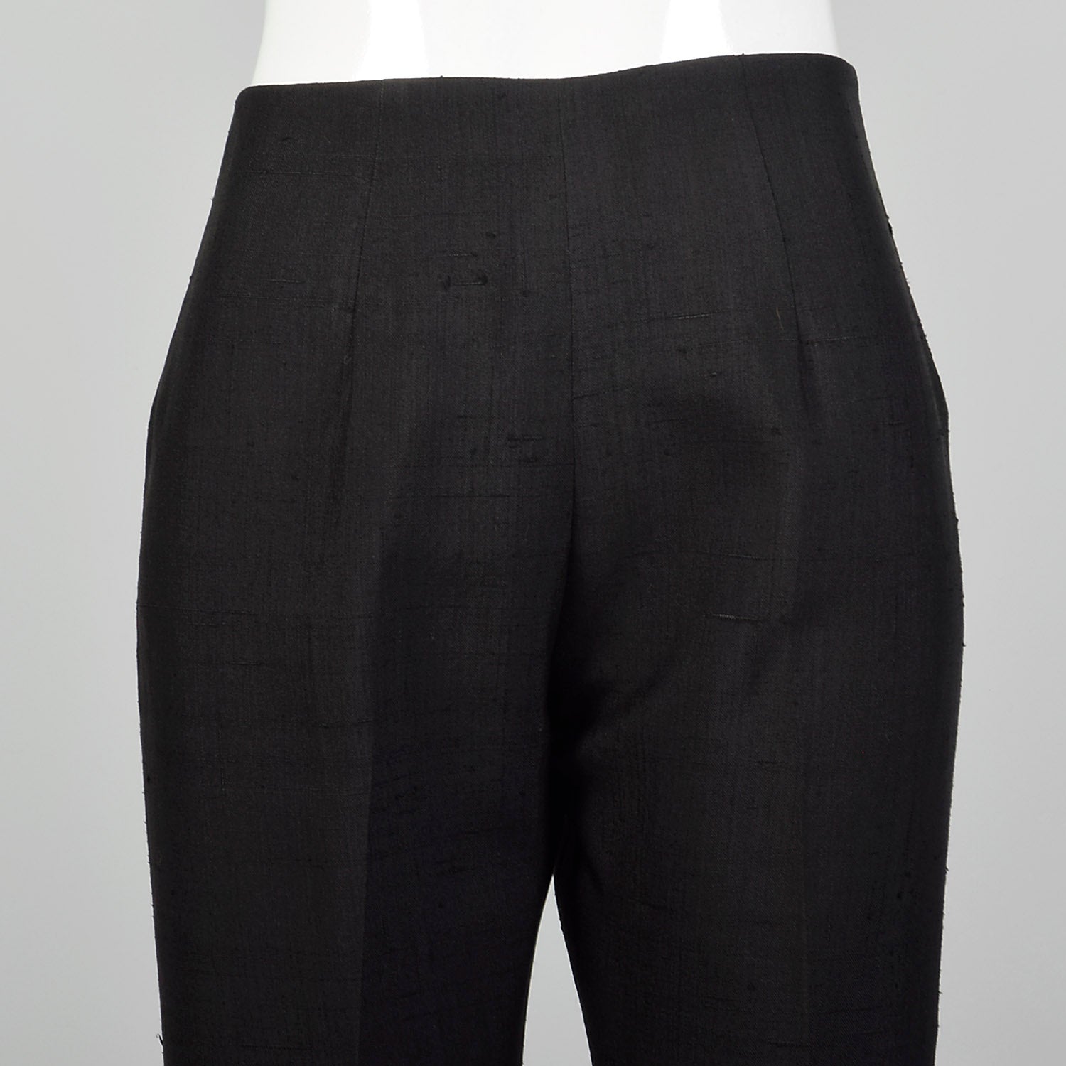 Small 1960s Black Cigarette Pants