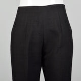 Small 1960s Black Cigarette Pants