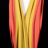 1940s Velvet Color Block Dressing Gown