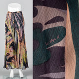 1990s Missoni Sheer Flowy Silk Pants