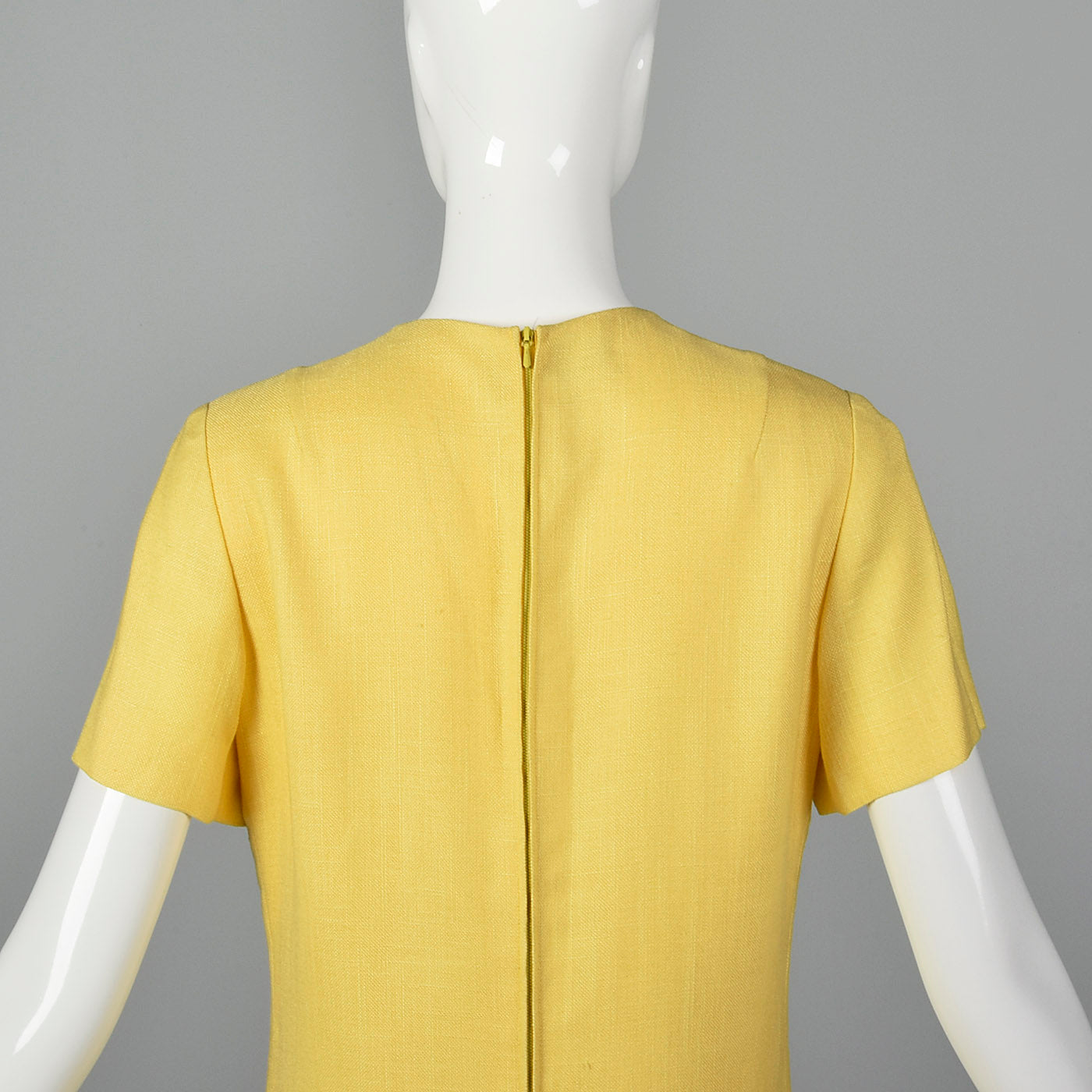 1960s Mod Shift Dress in Yellow