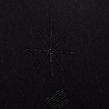 Medium 1990s Giorgio Sant'Angelo Black Cashmere Beaded Sweater