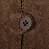 1990s Giorgio Armani Brown Suede Dress