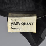 1970s Mary Quant Sheer Black Shirt